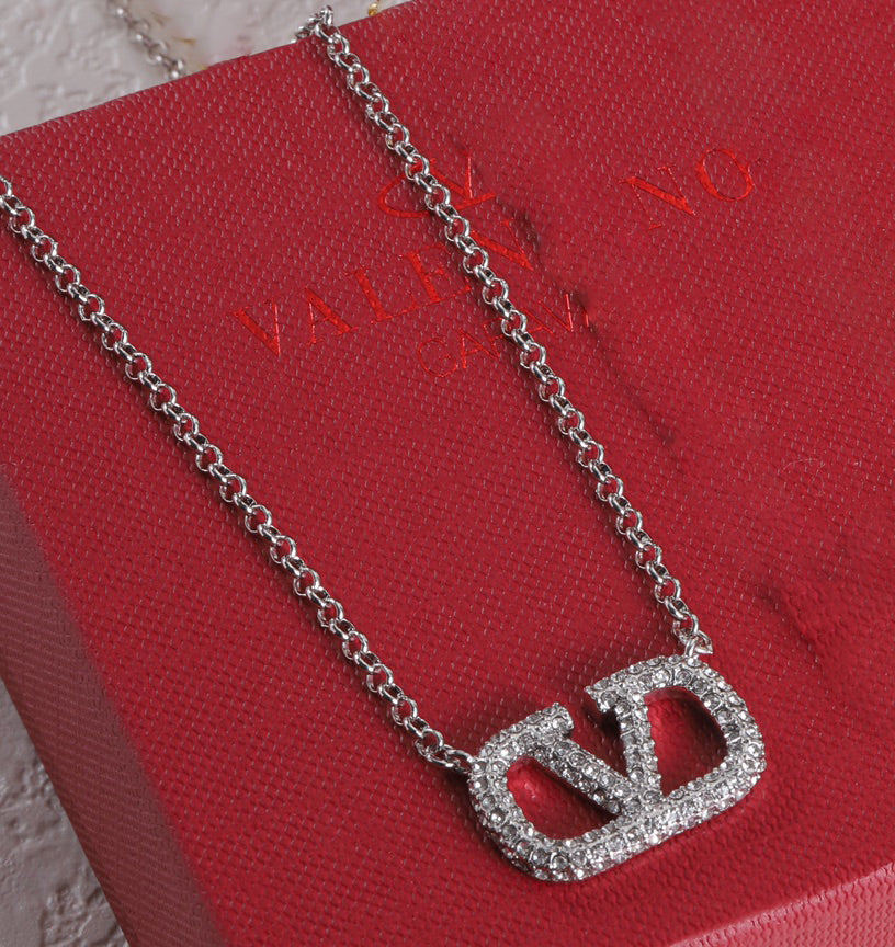 VLTN Necklace with Chain for Women