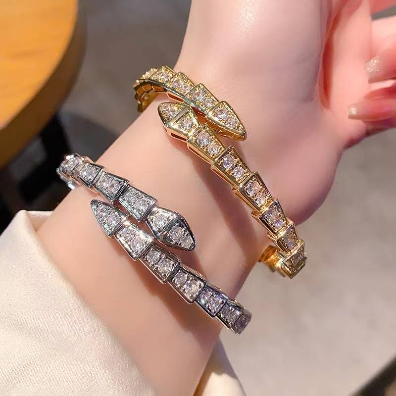 Bvlgari Snake Bracelet Bangle for Women