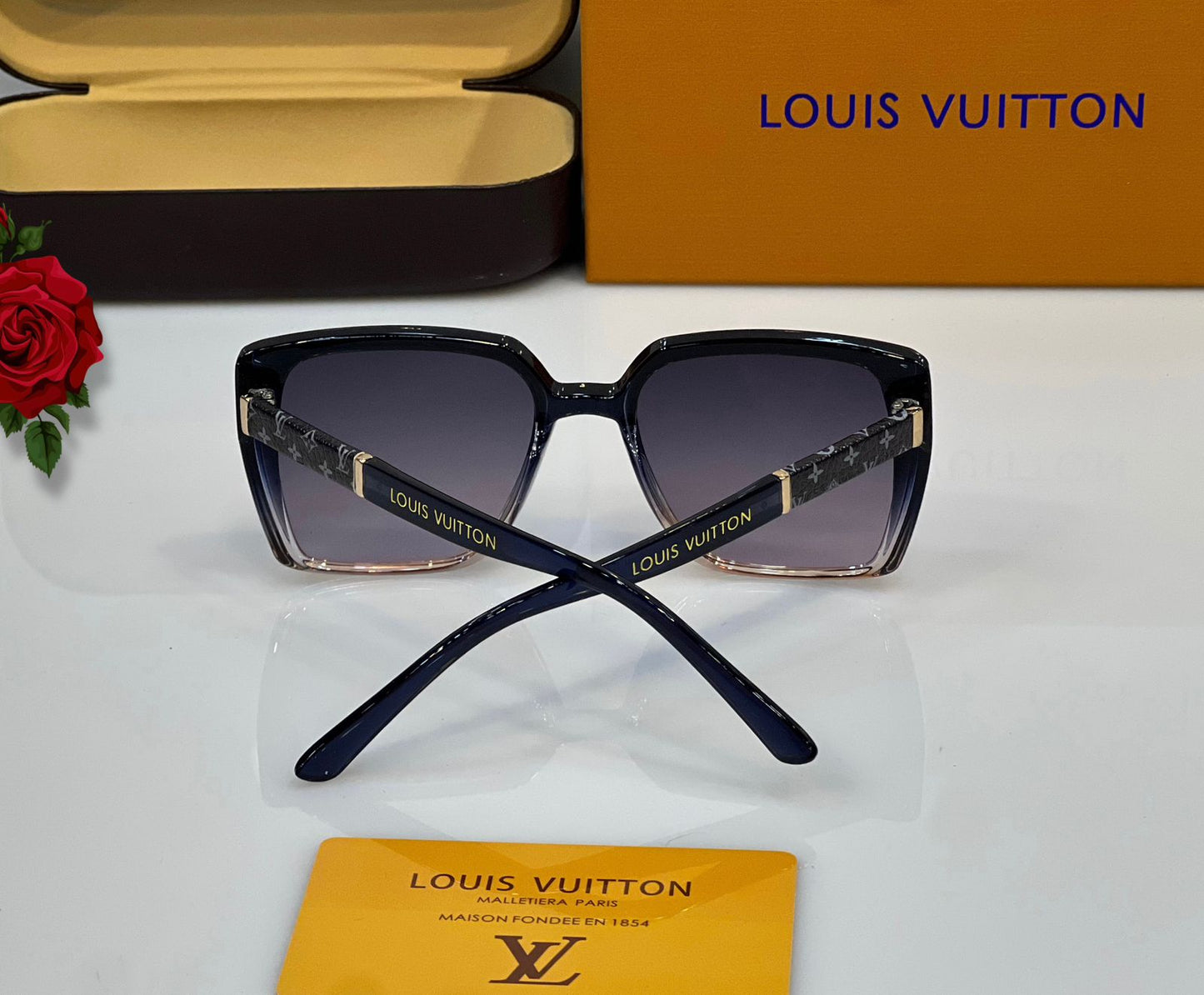 Luxury Brand L-V Lou-is Vui-ton Sunglasses for Men and Women