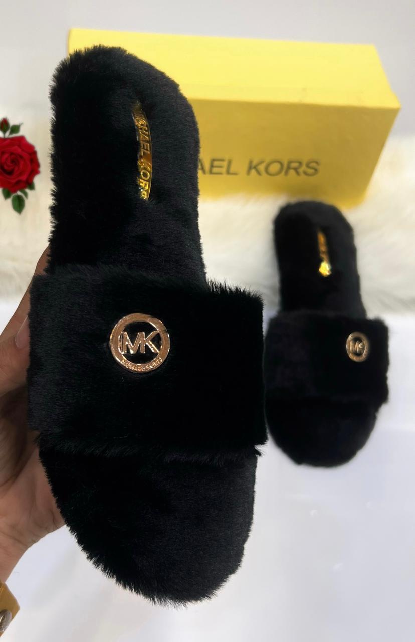 Famous brand M-k Furr Slippers for Women