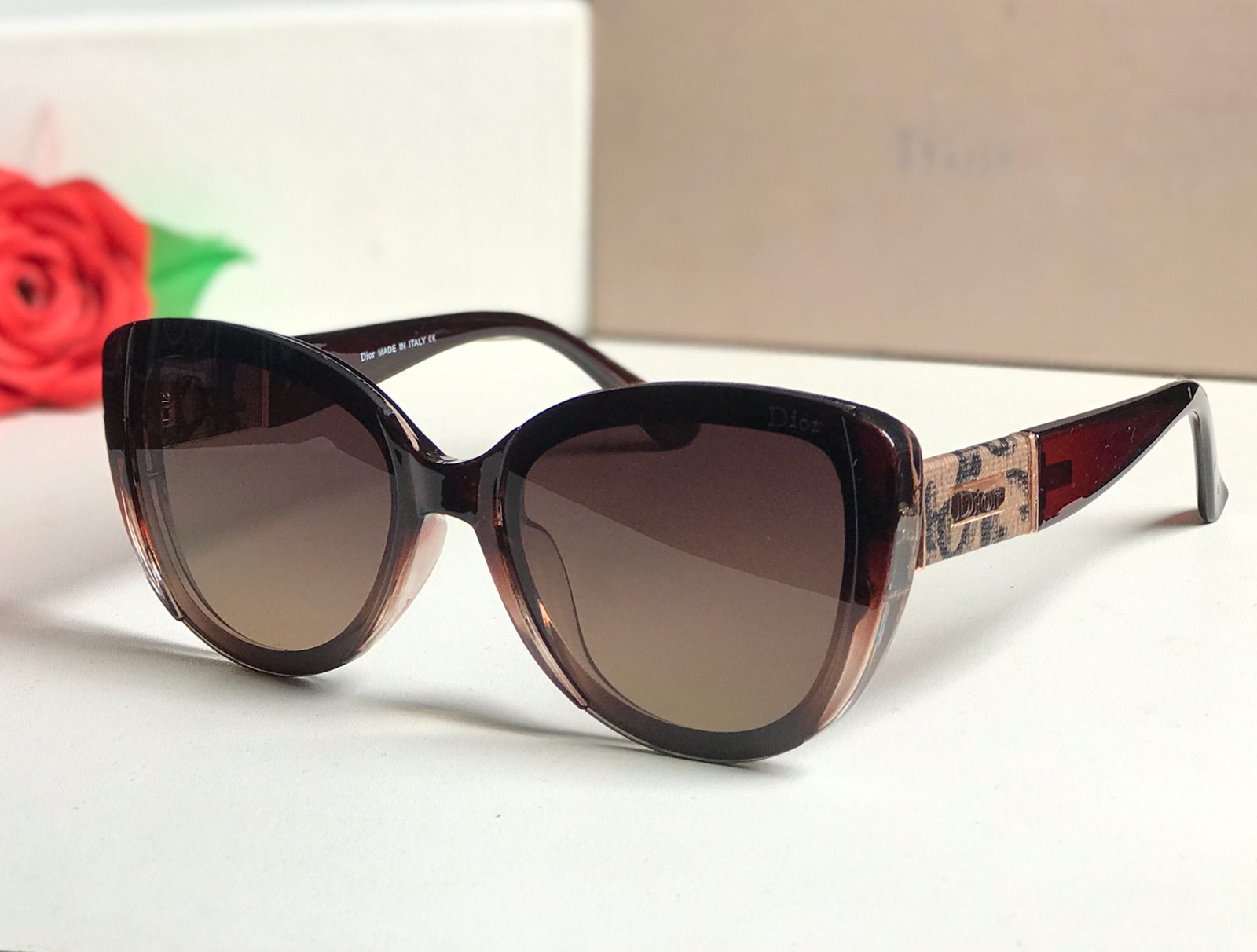 Christian Dior CD Sunglasses Brown