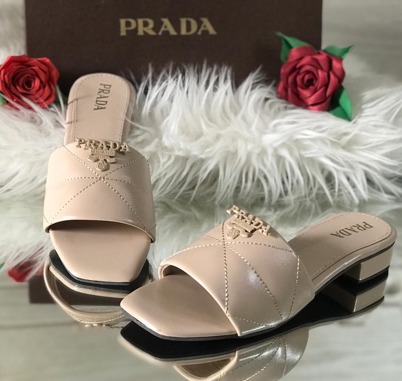 Prada Block Heel slipper