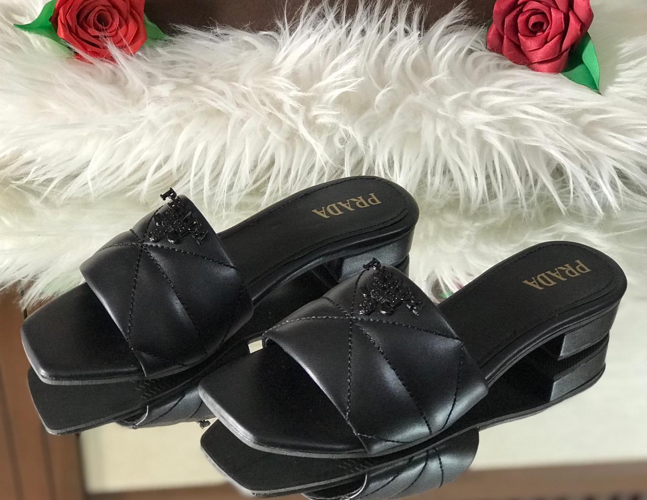 Prada Block Heel slipper