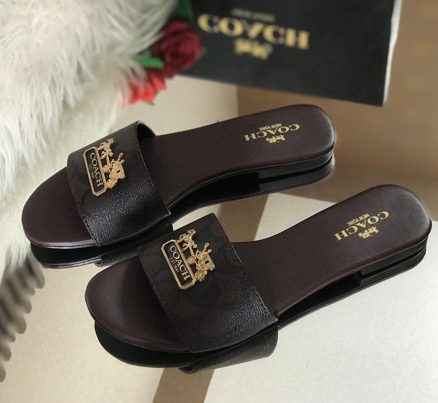 Coach Slippers