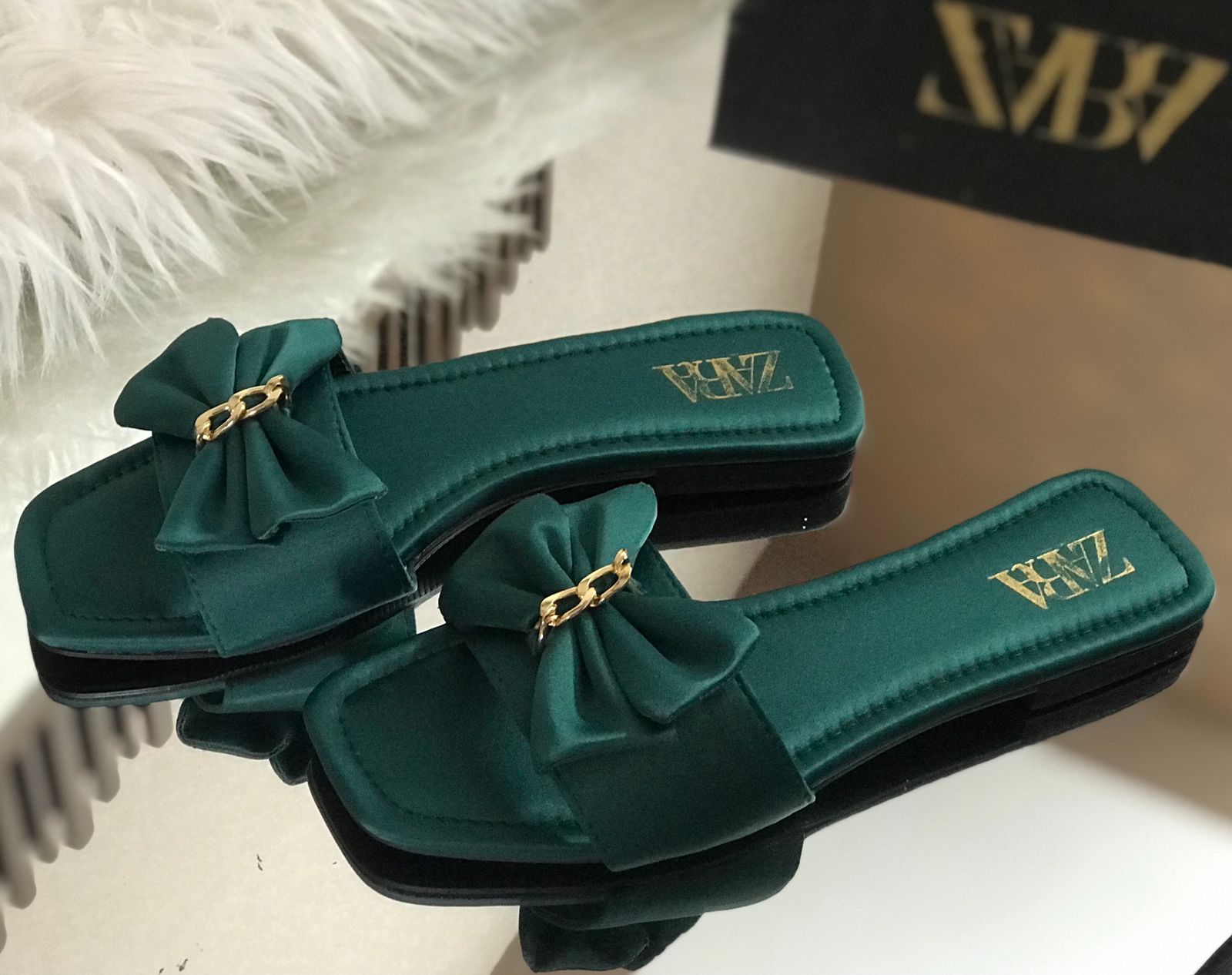 Zara Bow Slipper