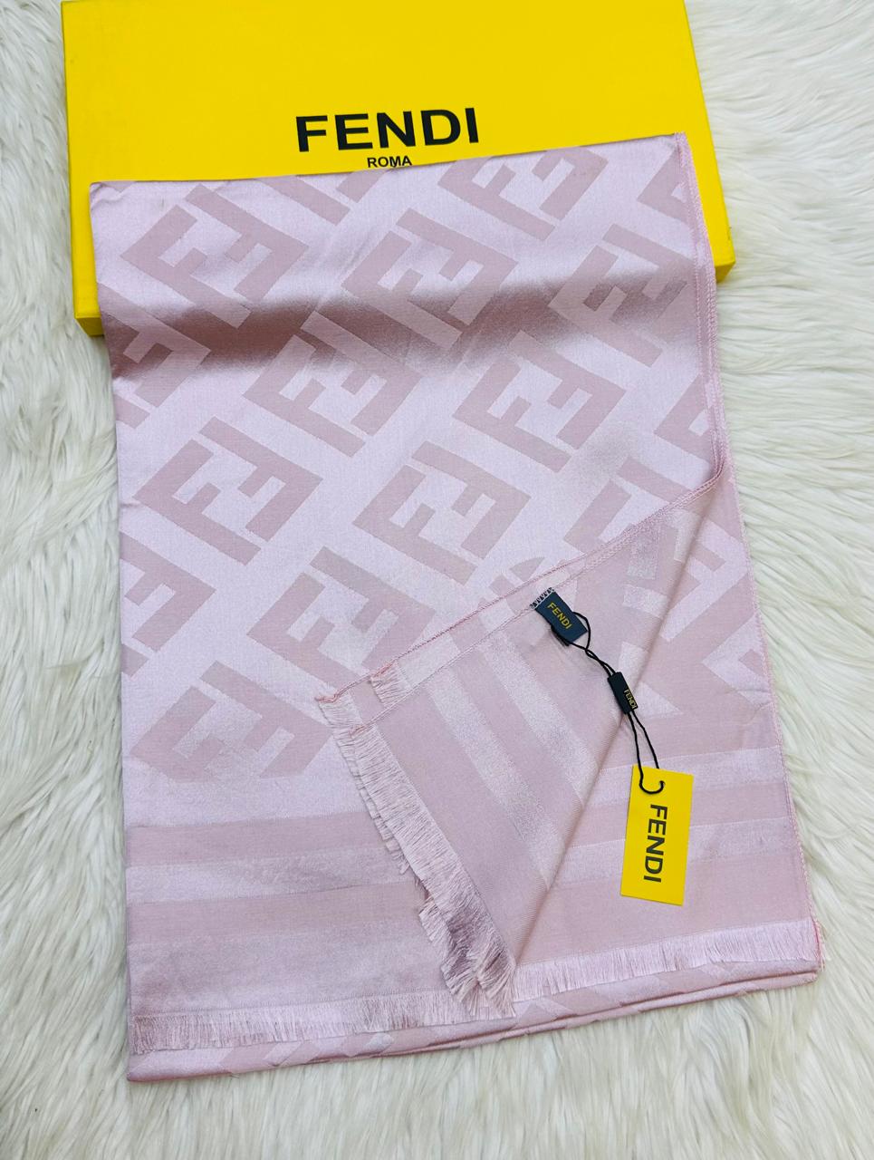 Fendii (9 colors) Pashmina Silk Scarf for Women