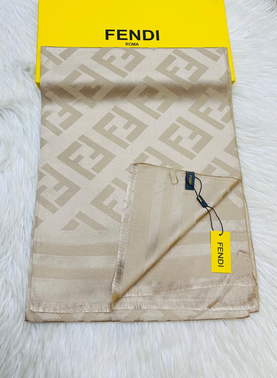 Fendii (9 colors) Pashmina Silk Scarf for Women