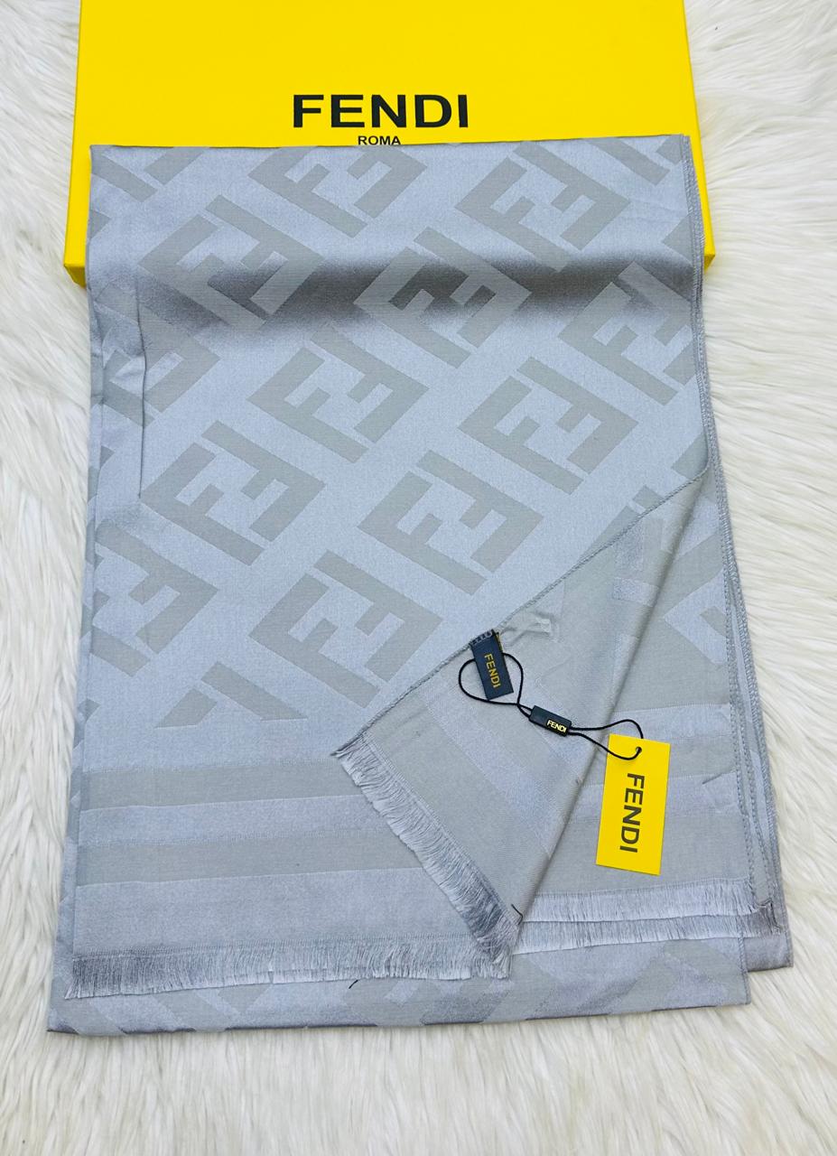 Fendii (9 colors) Pashmina Silk Scarf for Women