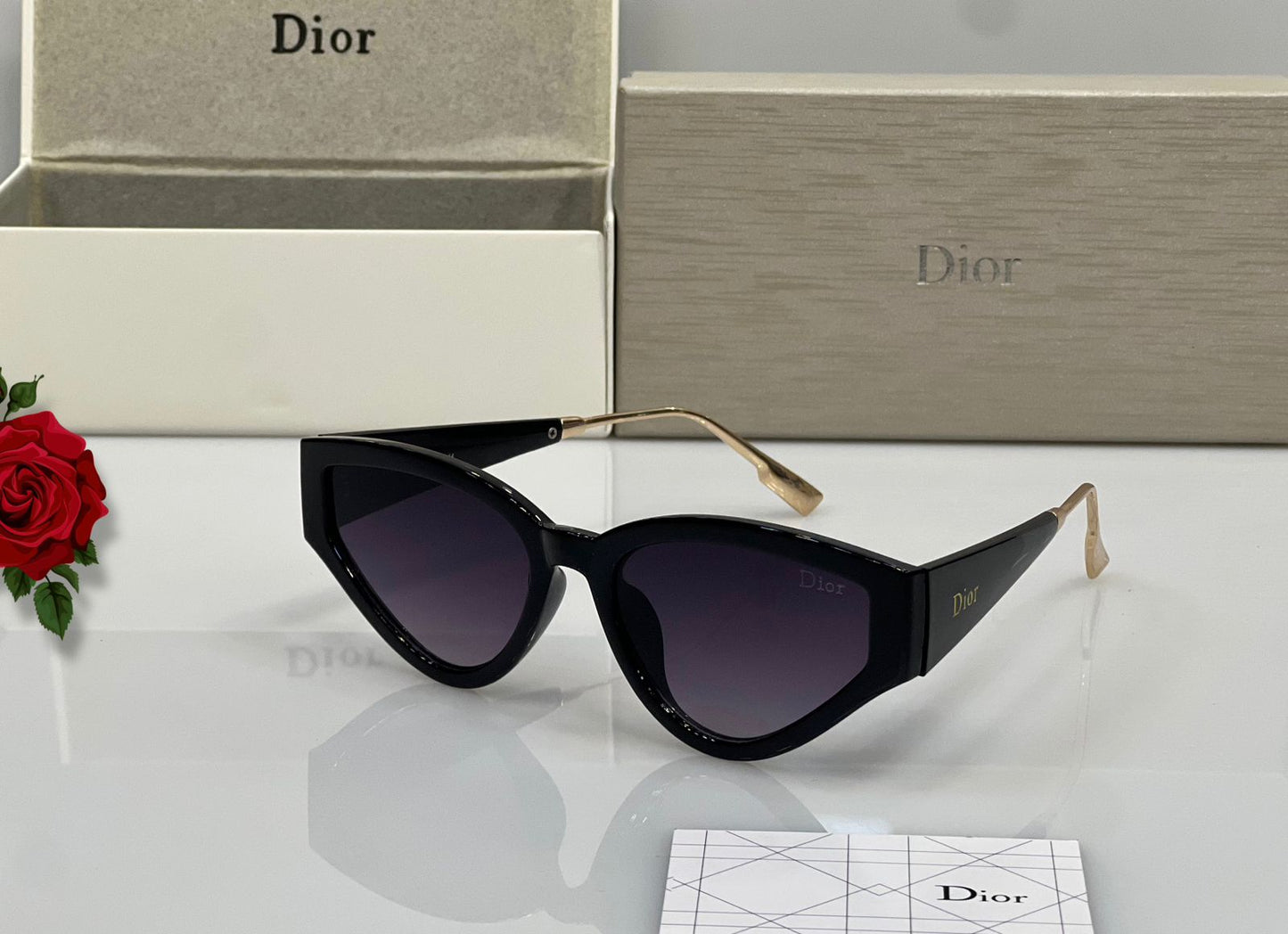 Designer Brand CD Chris-tian Di-or Sunglasses for Men and Women Unisex