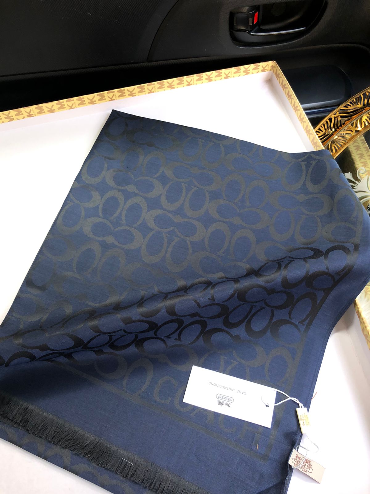 Co-ach Silk Shawl for Women