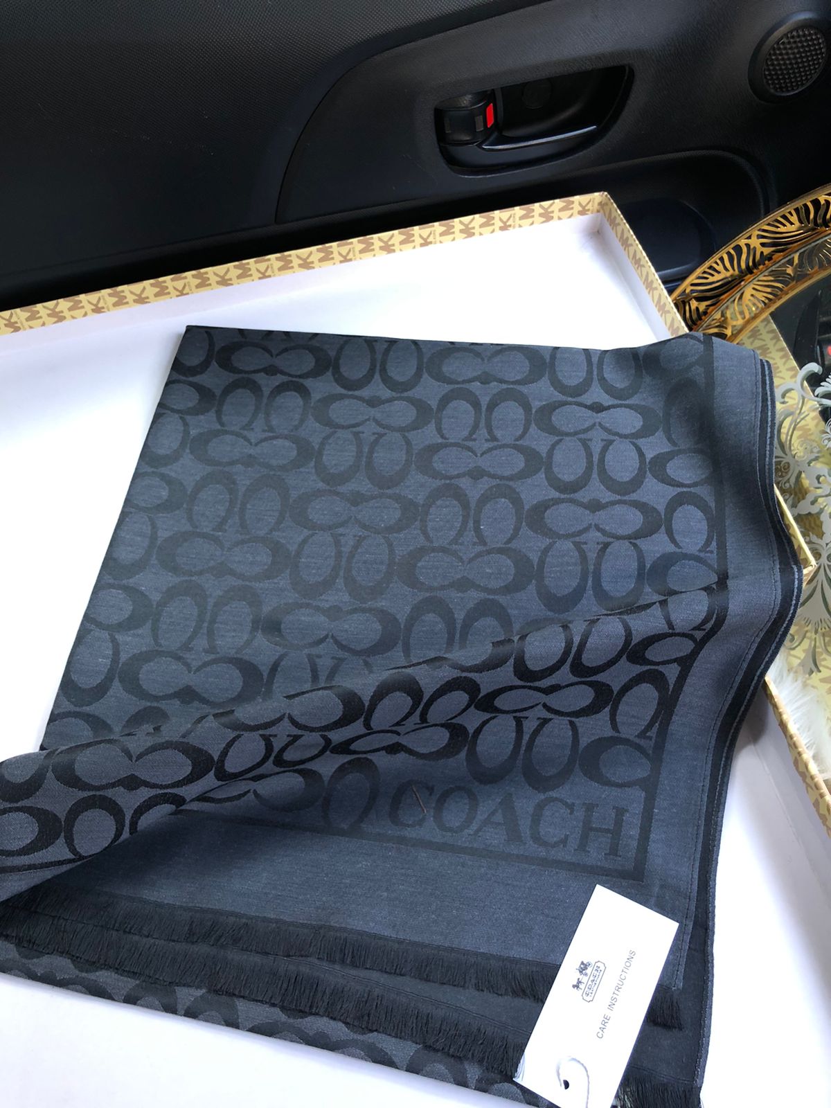 Co-ach Silk Shawl for Women