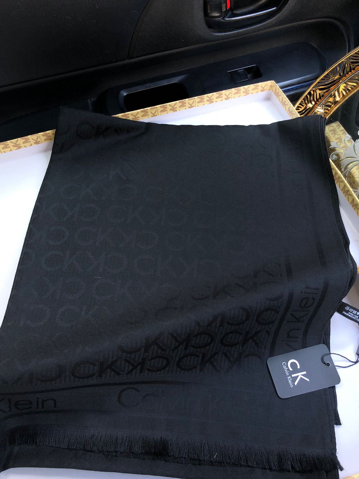 CK Calvin Kle-in Silk Shawl for Women