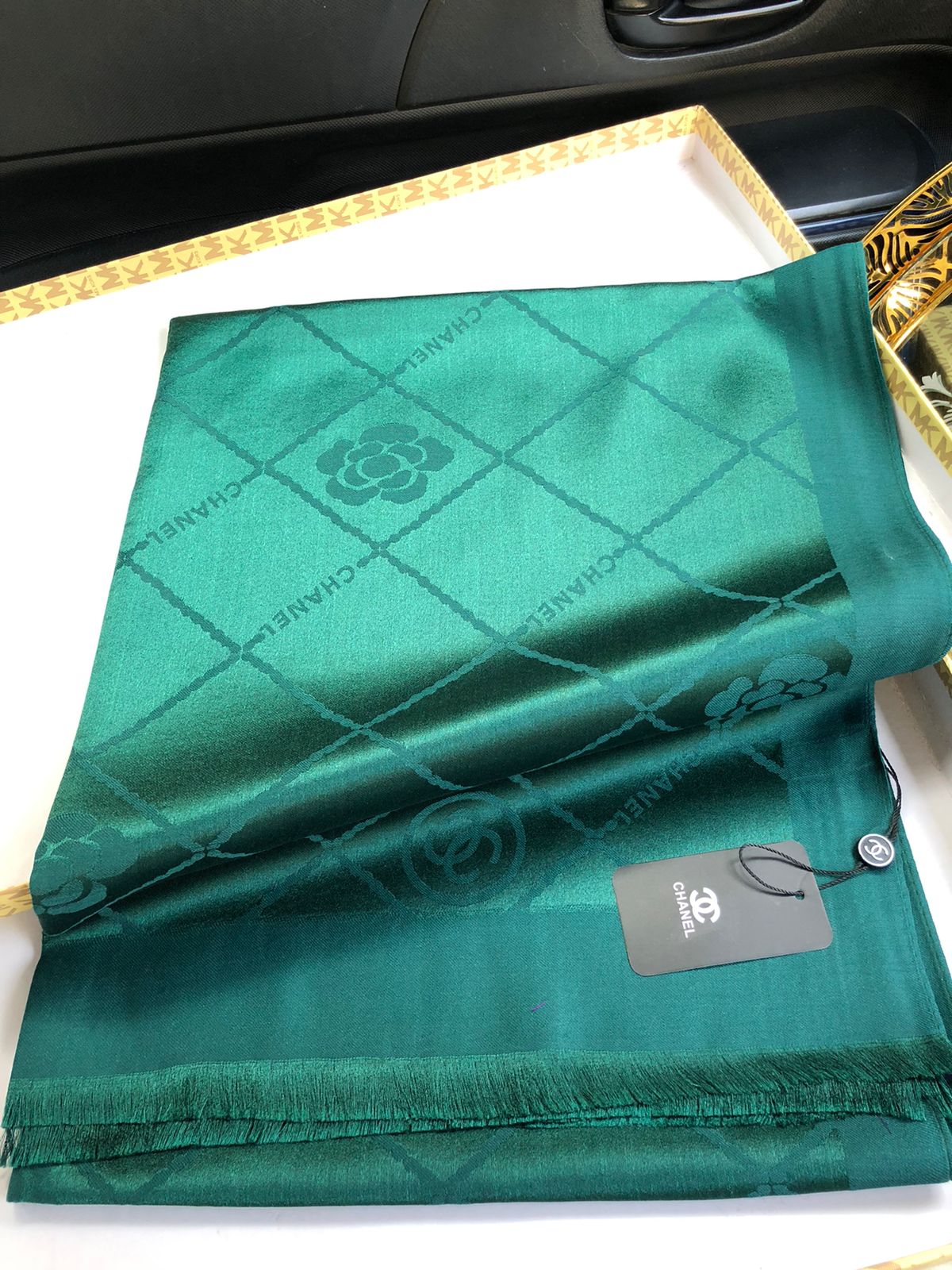 Famous C C Chanl Silk Shawl for Women