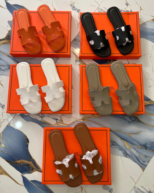 Famous H Hermes (5 colors) Oran Slide for Woman