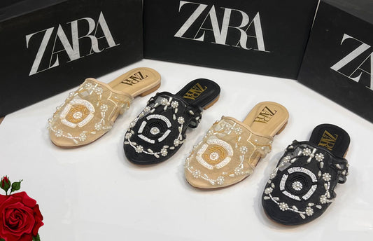Za-ra Embroided Pumps for Women