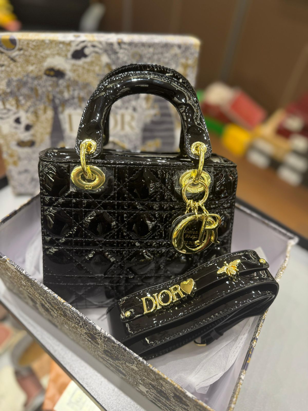 Famous Brand CD Chris-tian Di-or Lady Bag Shoulder Bag for Women