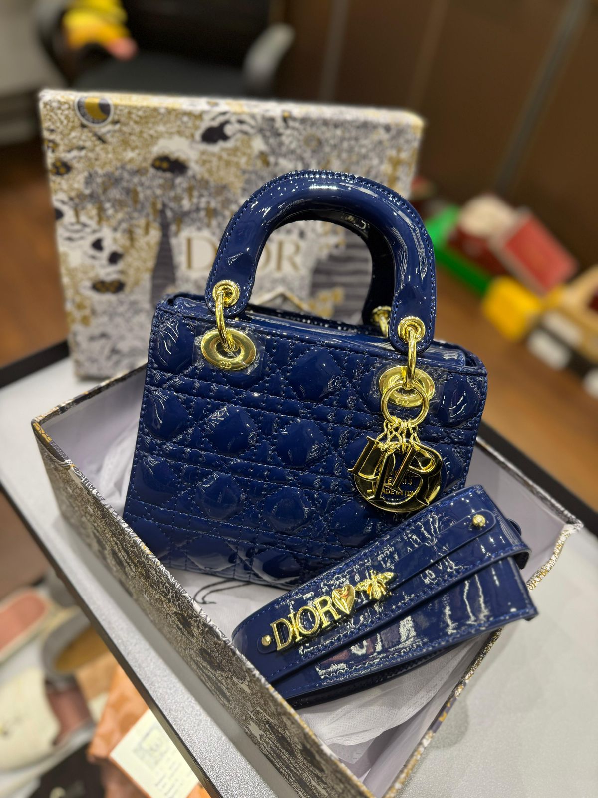 Famous Brand CD Chris-tian Di-or Lady Bag Shoulder Bag for Women