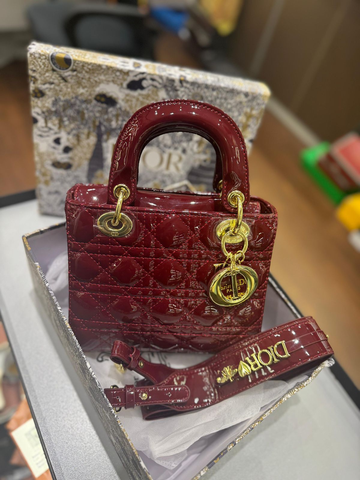 Famous Brand CD Chris-tian Di-or Lady Bag Shoulder Bag for Women