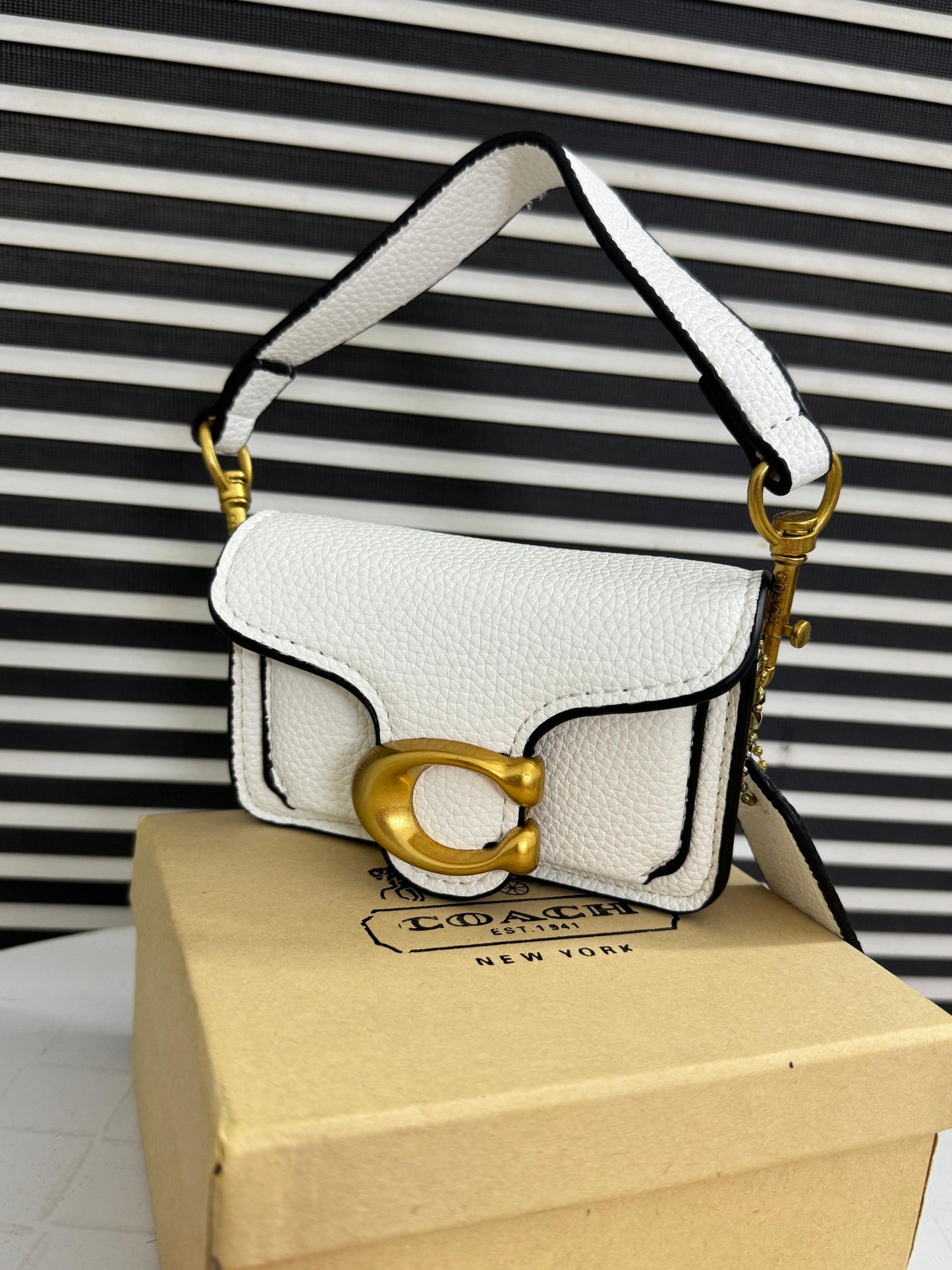 Luxury Brand Co-ach Mini Tabby 12 Shoulder bag for Women