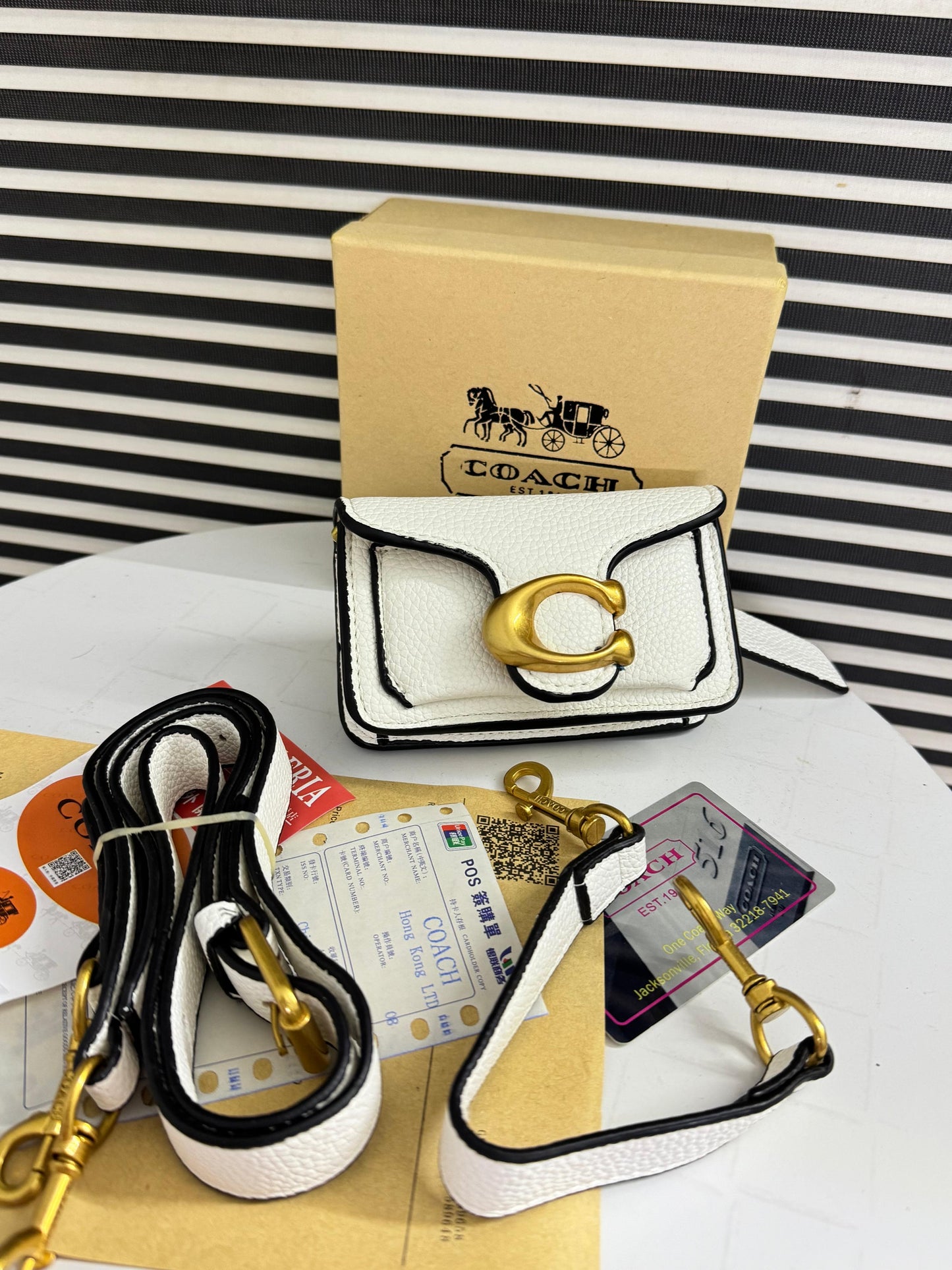 Luxury Brand Co-ach Mini Tabby 12 Shoulder bag for Women