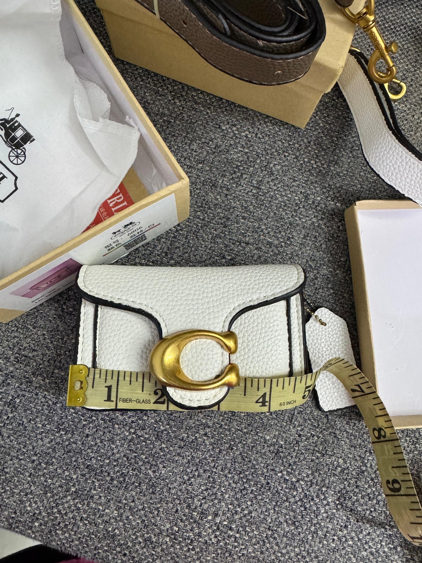 Luxury Brand Co-ach Mini Tabby 12 Shoulder bag for Women