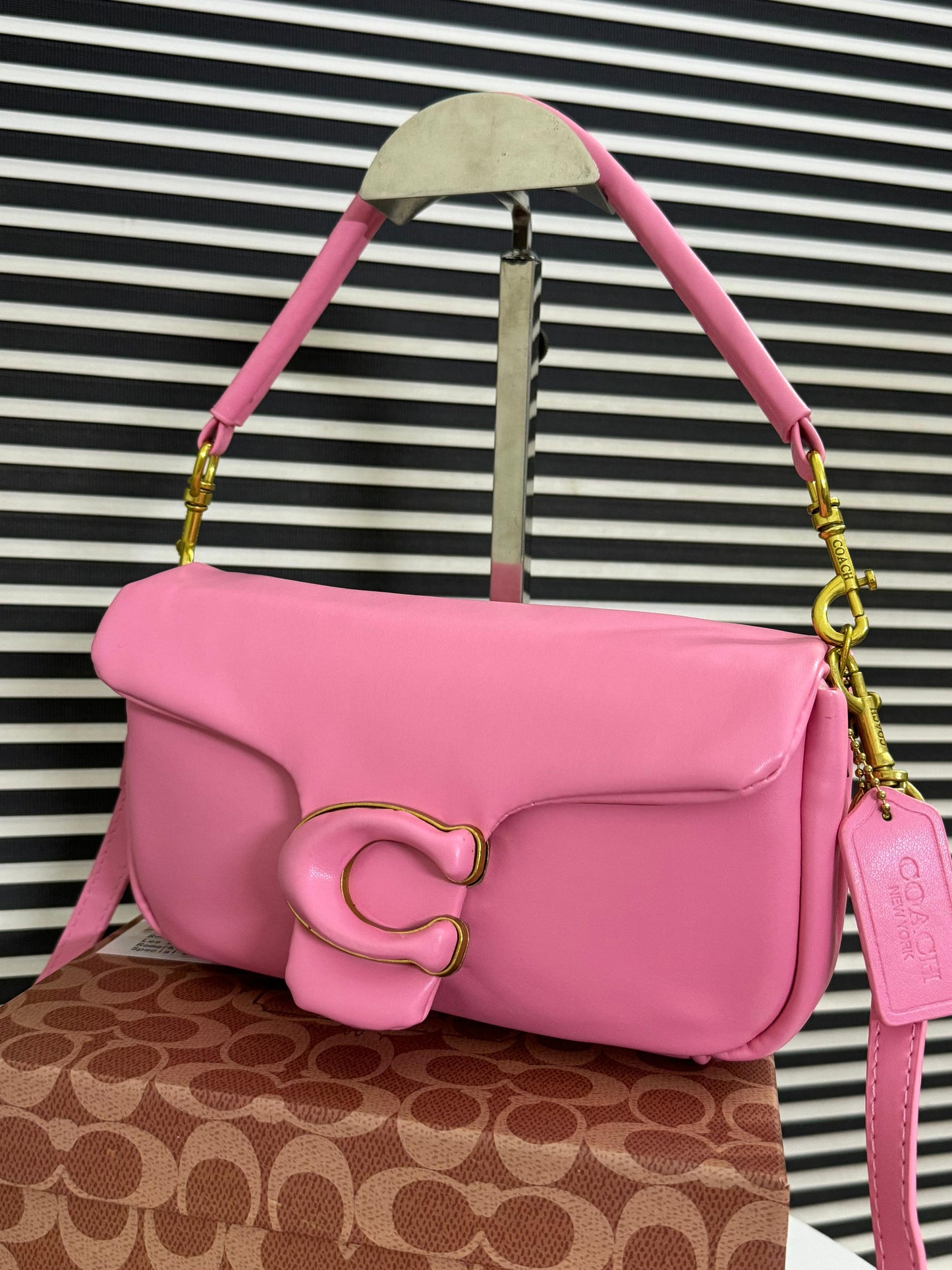 Luxury Brand Co-ach Pillow Tabby Shoulder Bag for Women