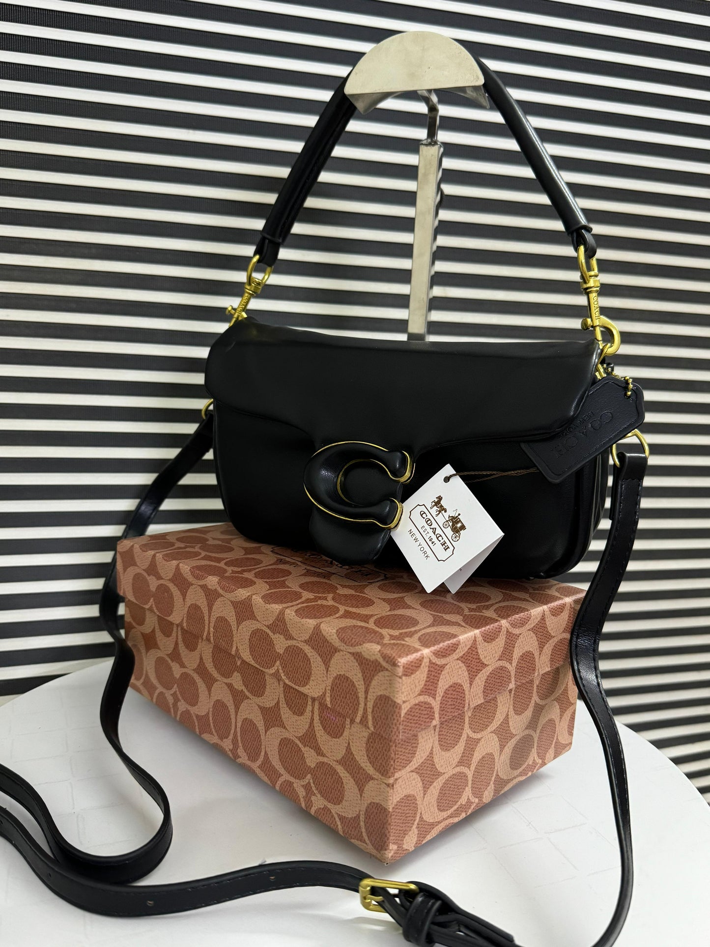 Luxury Brand Co-ach Pillow Tabby Shoulder Bag for Women