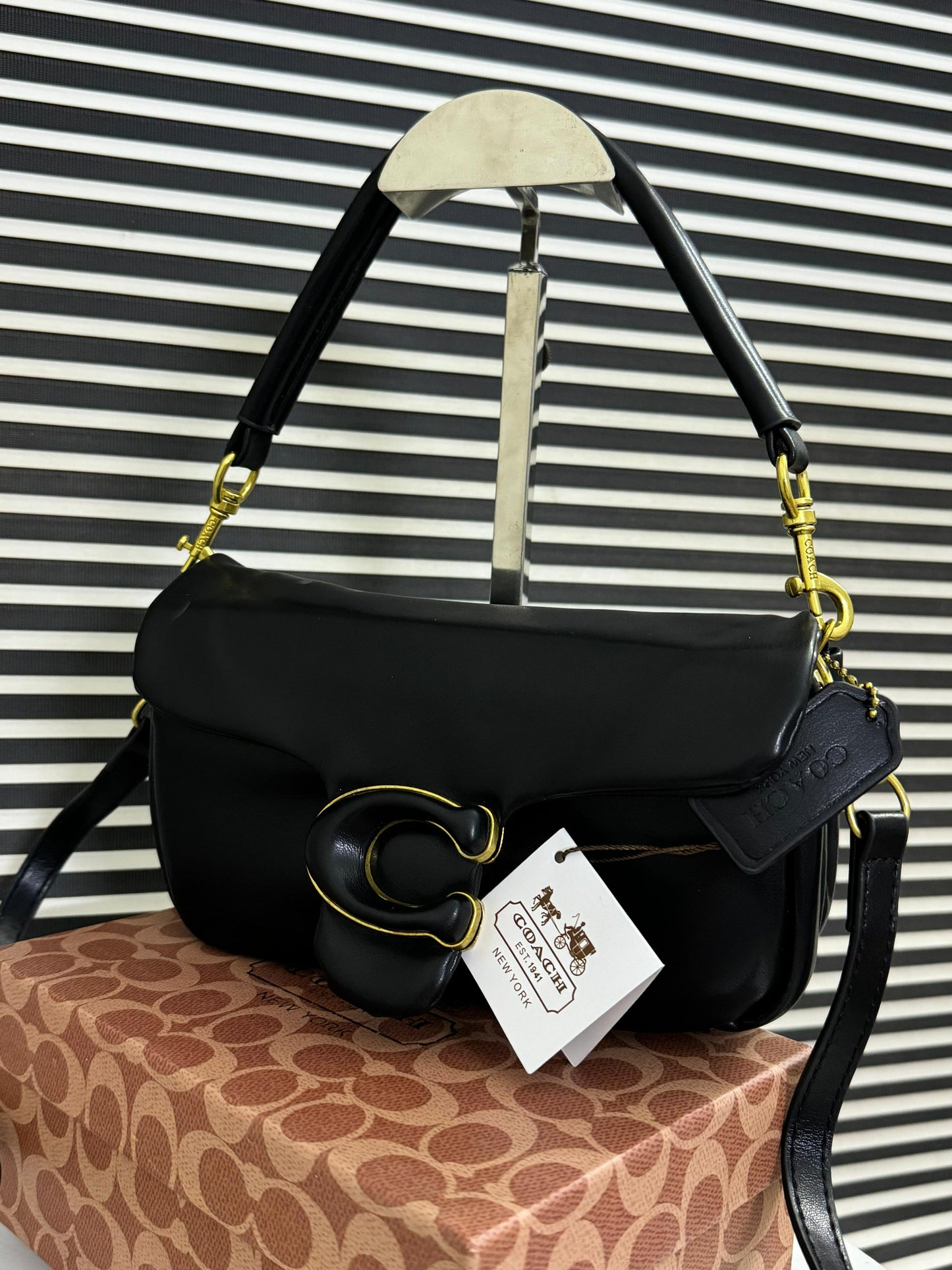 Luxury Brand Co-ach Pillow Tabby Shoulder Bag for Women