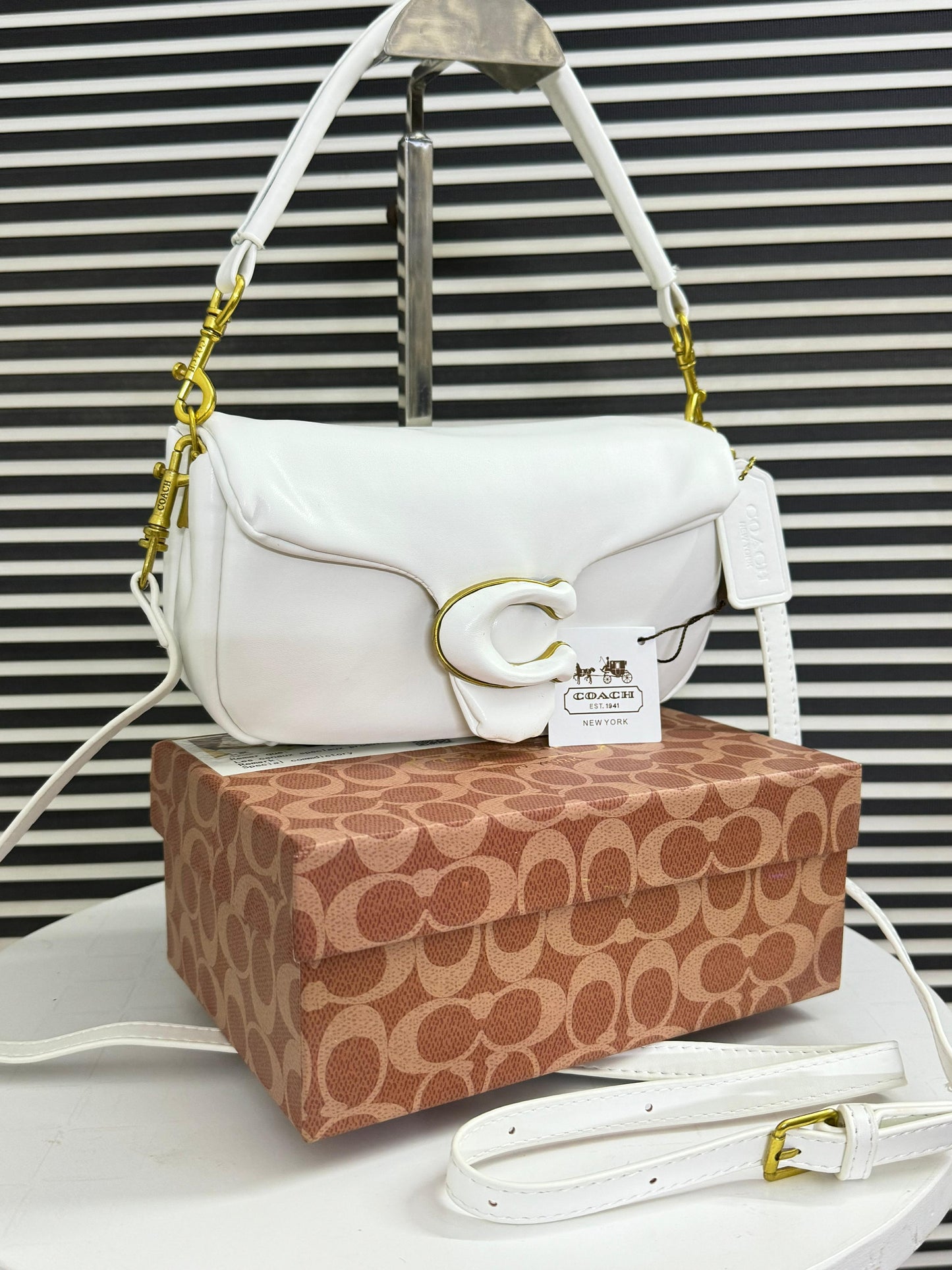 Luxury Brand Co-ach Pillow Tabby Shoulder Bag for Women