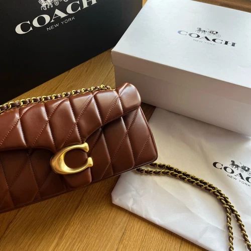 Luxury Brand Co-ach Tabby Shoulder Bag for Women