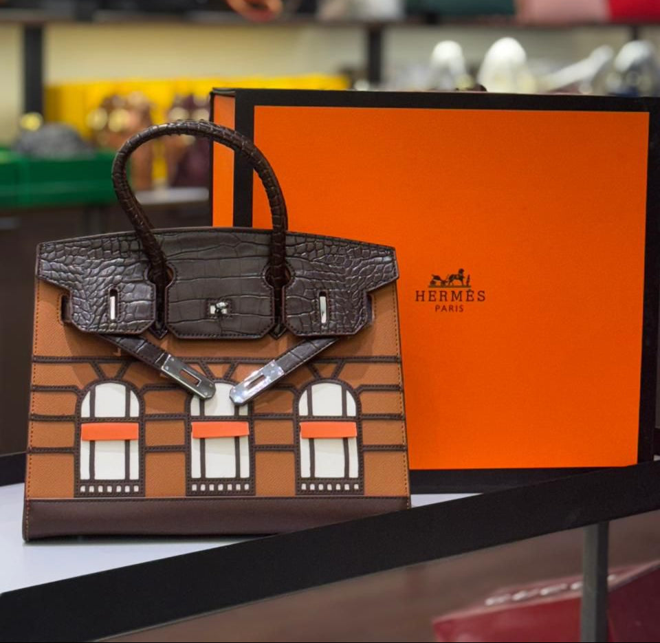 Luxury Brand Her-mes Limited Edition Birkin Faubourg Handbag for Women