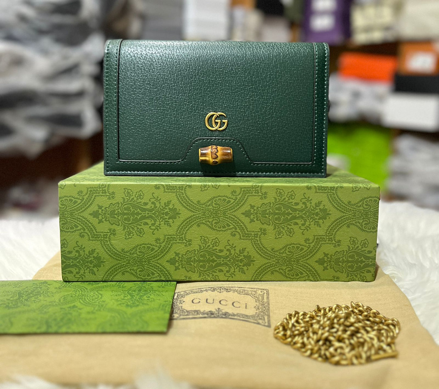 Famous G-G Guci Diana Mini Shoulder Bag for Women