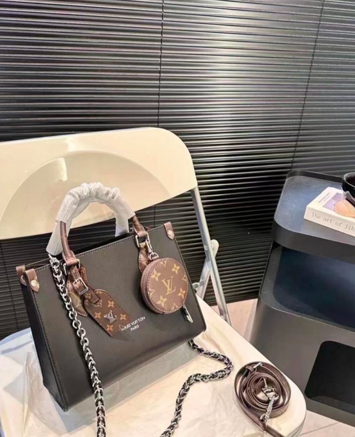 Luxury Brand L-v Lois Vitton OnTheGo MM Shoulder Bag for Women