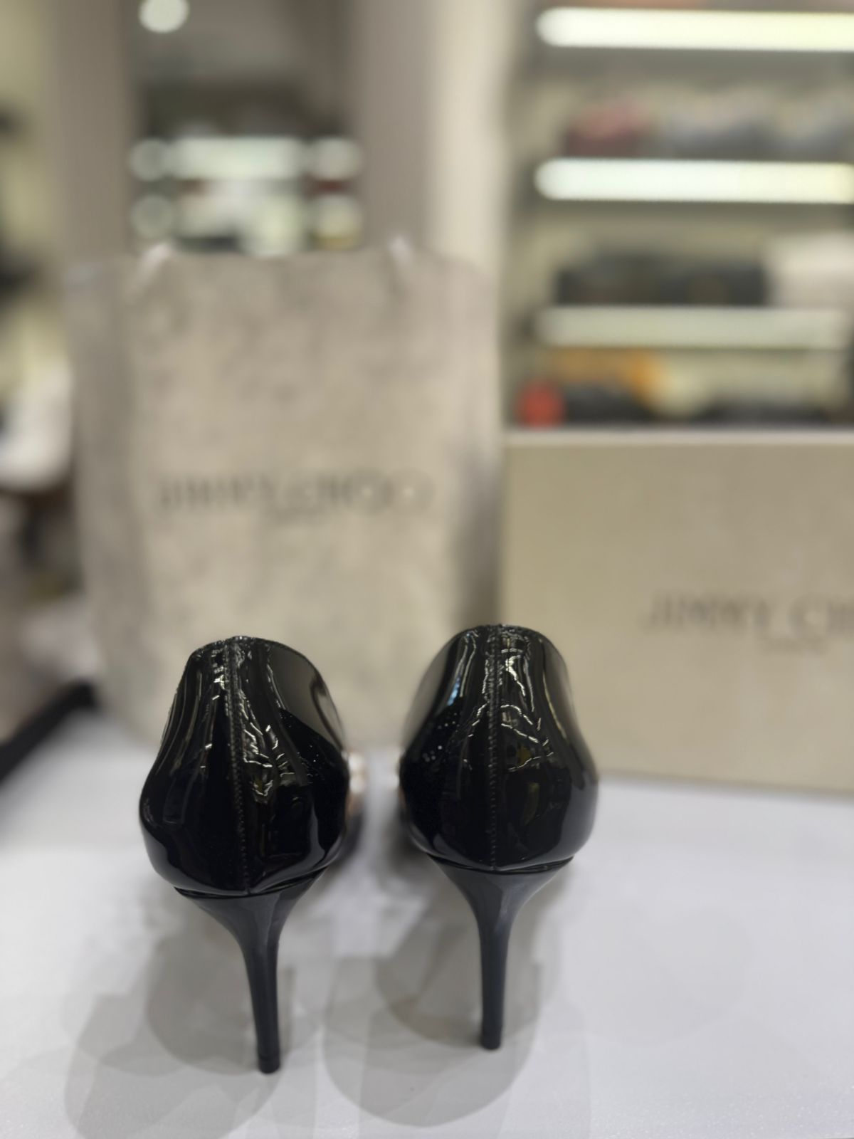 JIMMY CHOO Aurelie 85 Pearl-Embellished Heel Pumps for Women