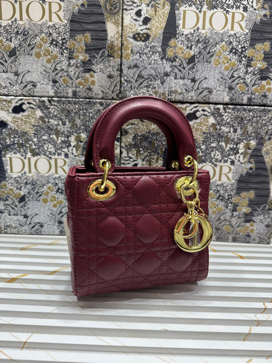 Famous Cd Di-or Lady Small size Handbag for Women