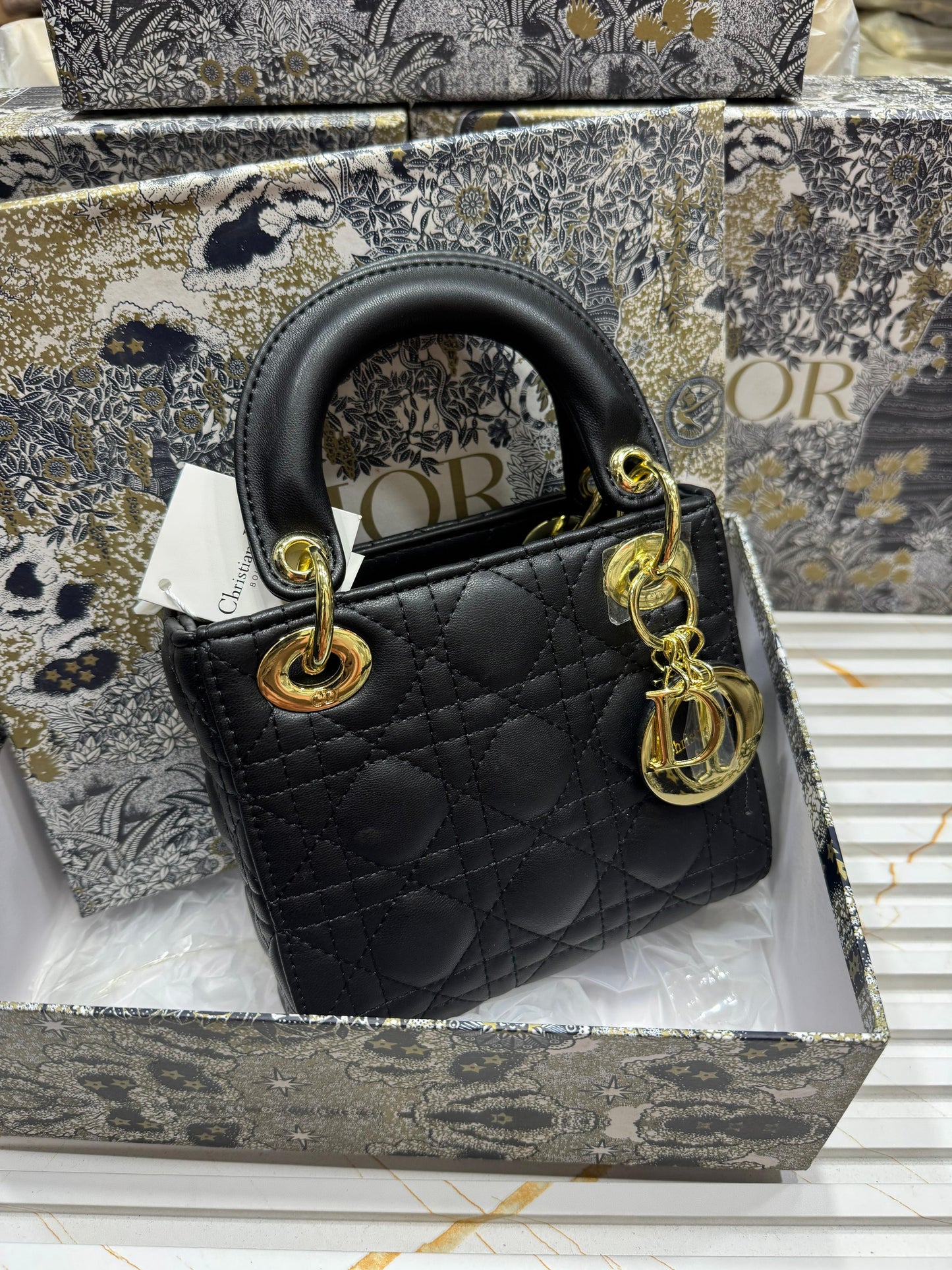 Famous Cd Di-or Lady Small size Handbag for Women