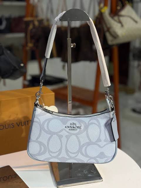 Co-ach (4 Colors) Teri with Cherry Keychain Shoulder Bag for Women