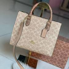 Luxury Brand COA CH Maggie Small Tote Bag In Blocked Signature Canvas Shoulder bag for Women