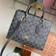 Luxury Brand COA CH Maggie Small Tote Bag In Blocked Signature Canvas Shoulder bag for Women