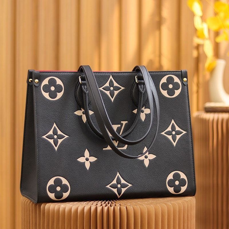 Famous L-v Lois Vitton OnTheGo GM Size Shoulder Bag for Women