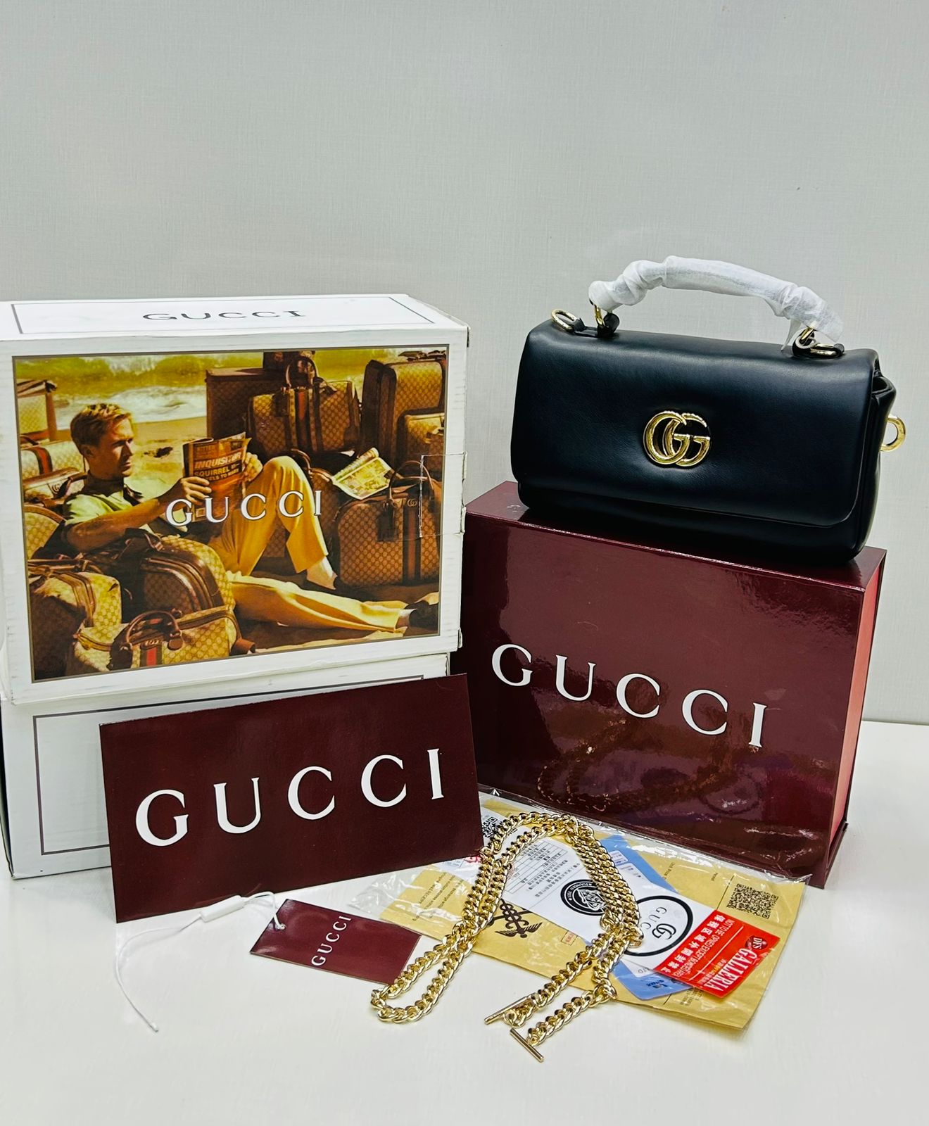 Famous G--G Guuci Milano Mini Shoulder bag for Women