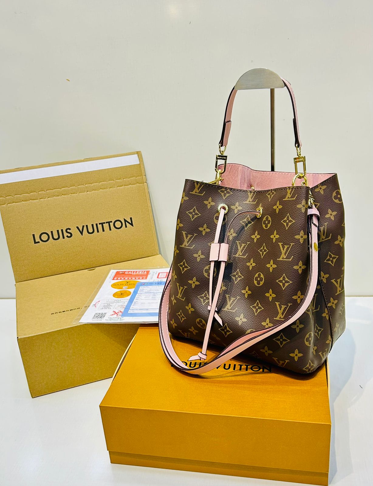 Luxury Brand L-V Lou-is Vui-tton Bucket Shoulder bag for Women