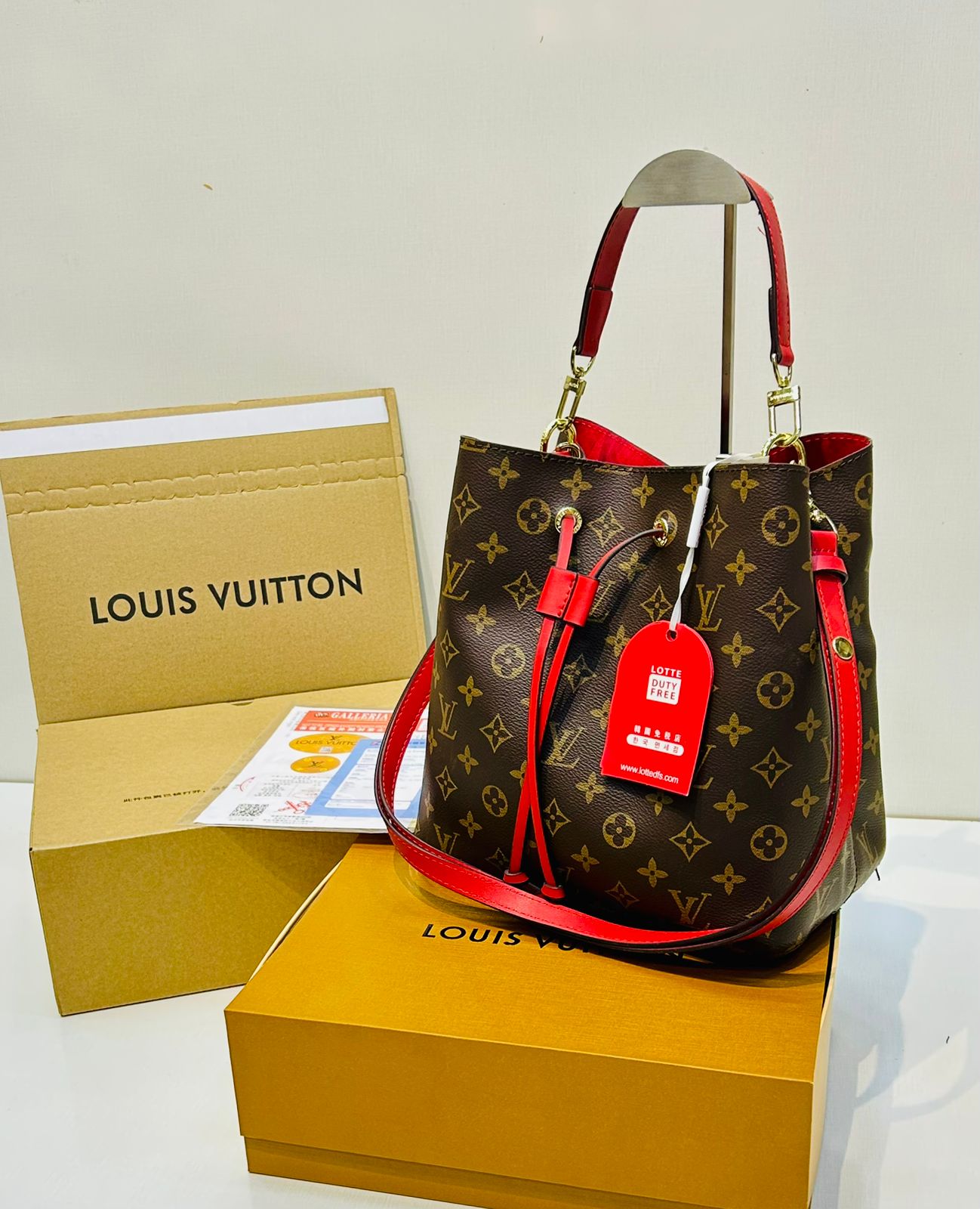 Luxury Brand L-V Lou-is Vui-tton Bucket Shoulder bag for Women