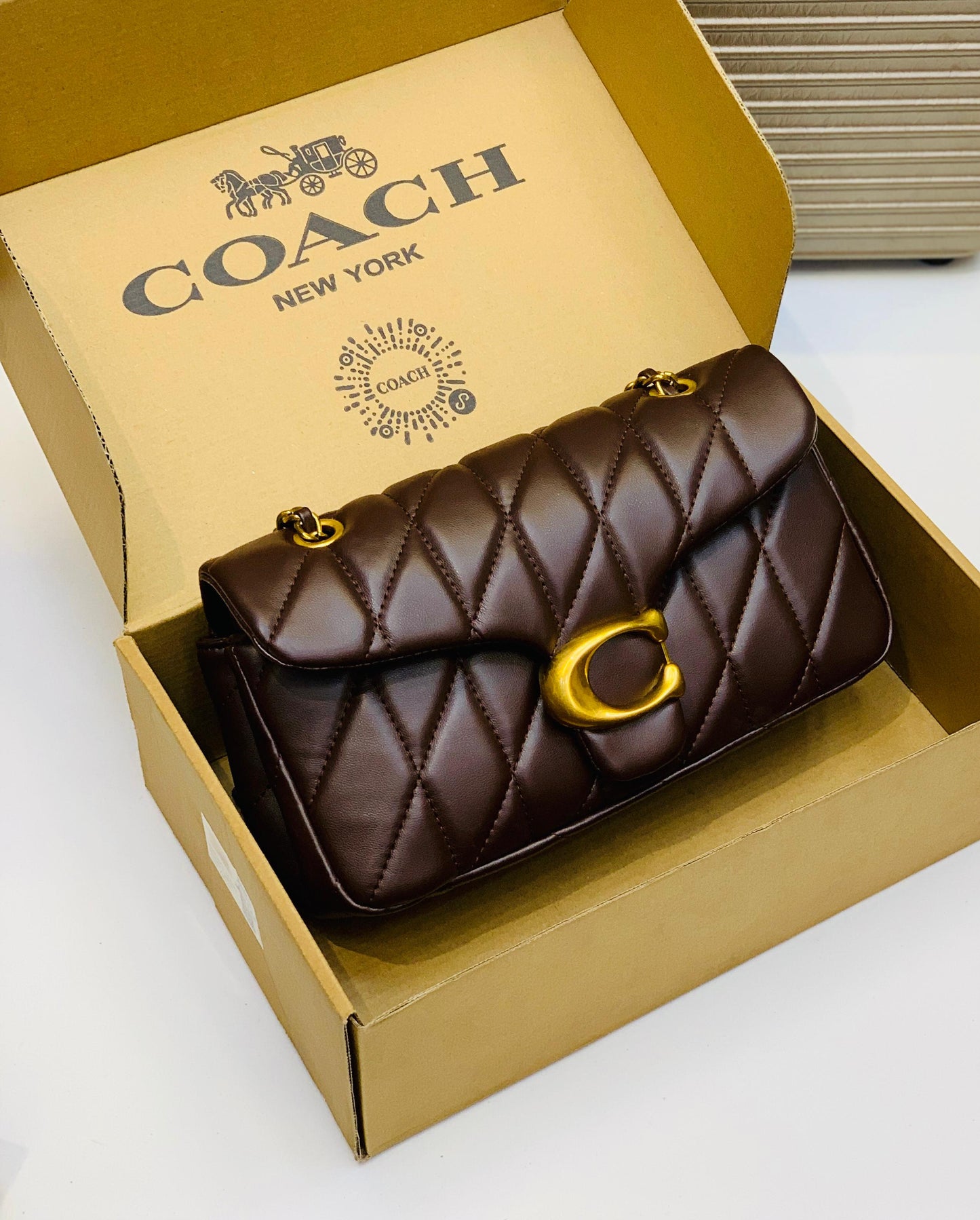 Coch Quilted Tabby 26 Shoulder bag for Women