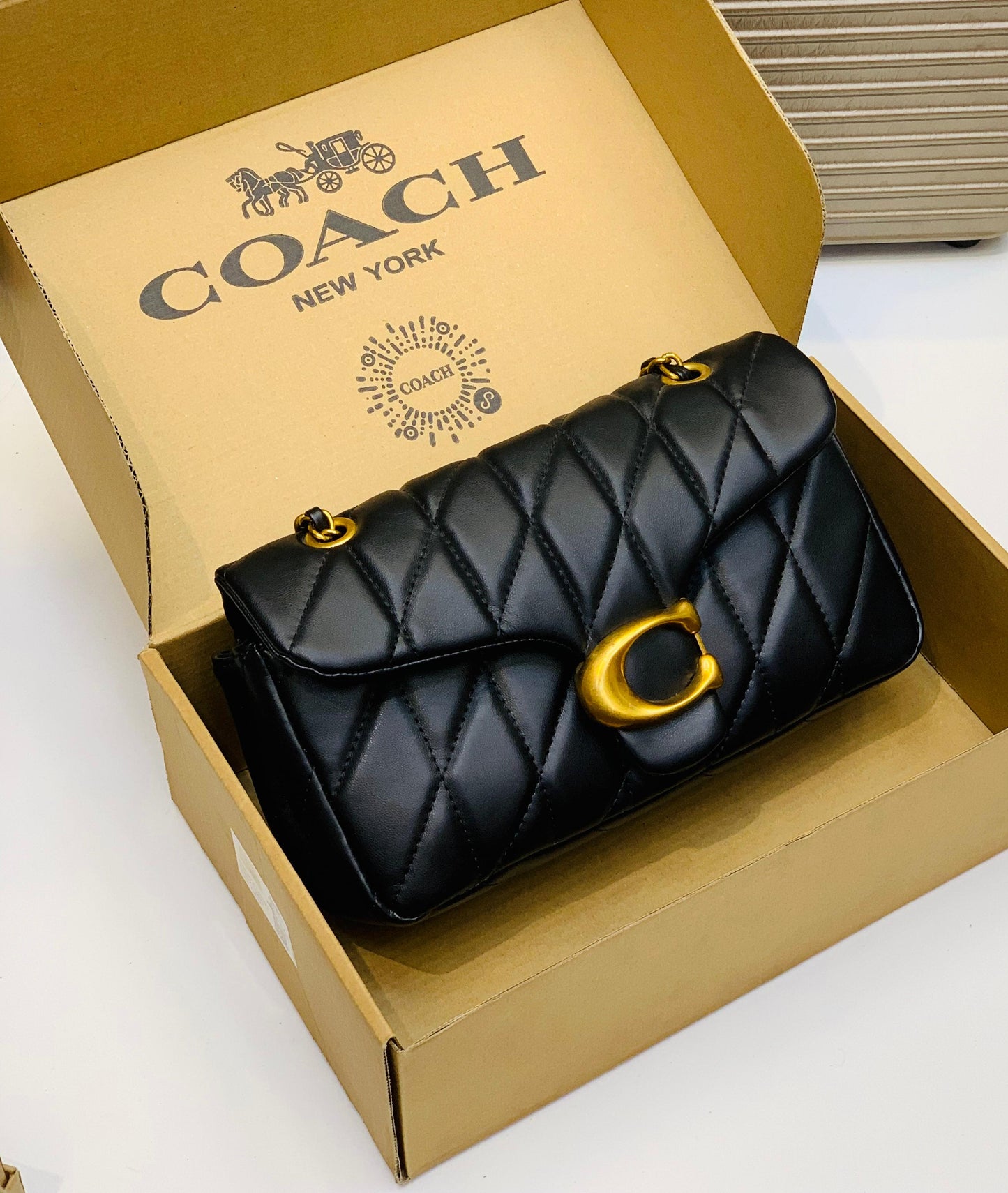 Coch Quilted Tabby 26 Shoulder bag for Women