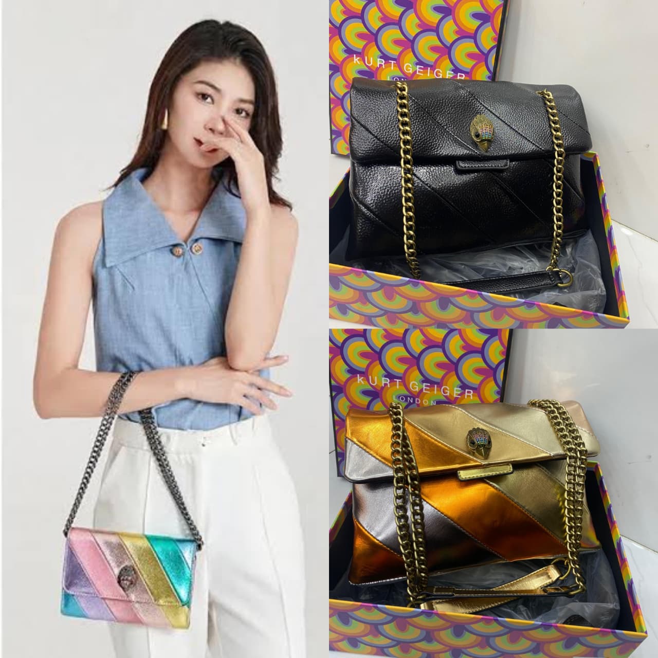Krt Giger Raingow Shoulder bag for Women