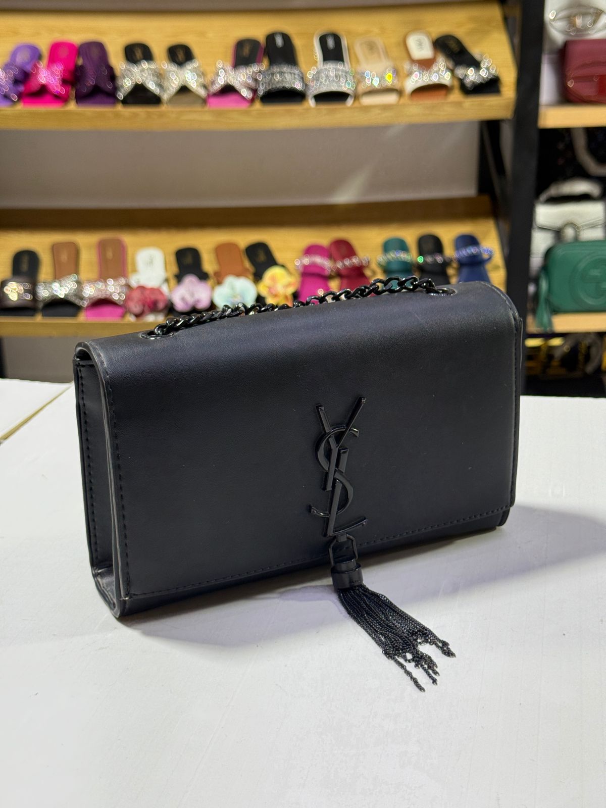 Y-S-L Crossbody bag with Tussle for Women