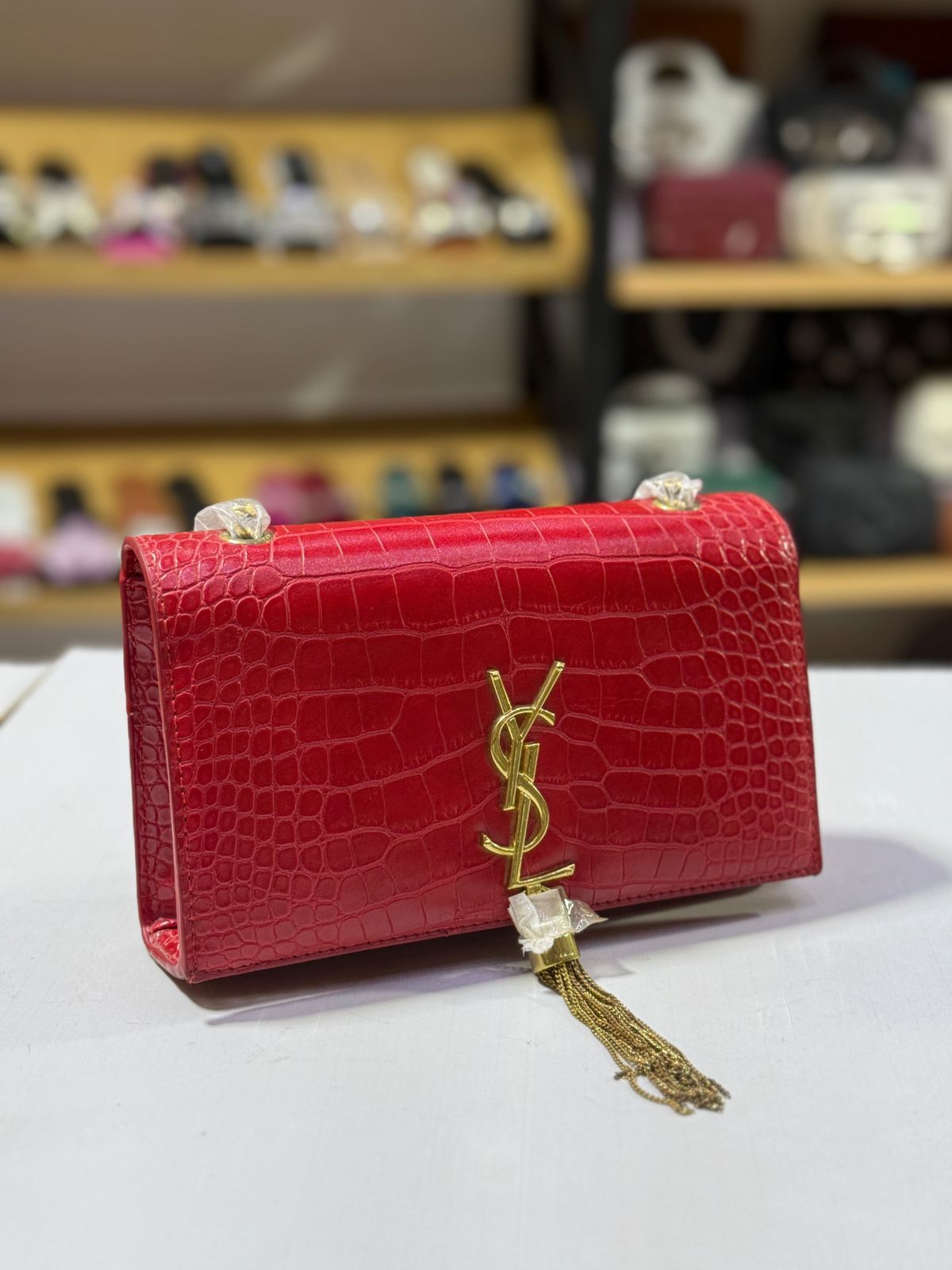Y-S-L Crossbody bag with Tussle for Women