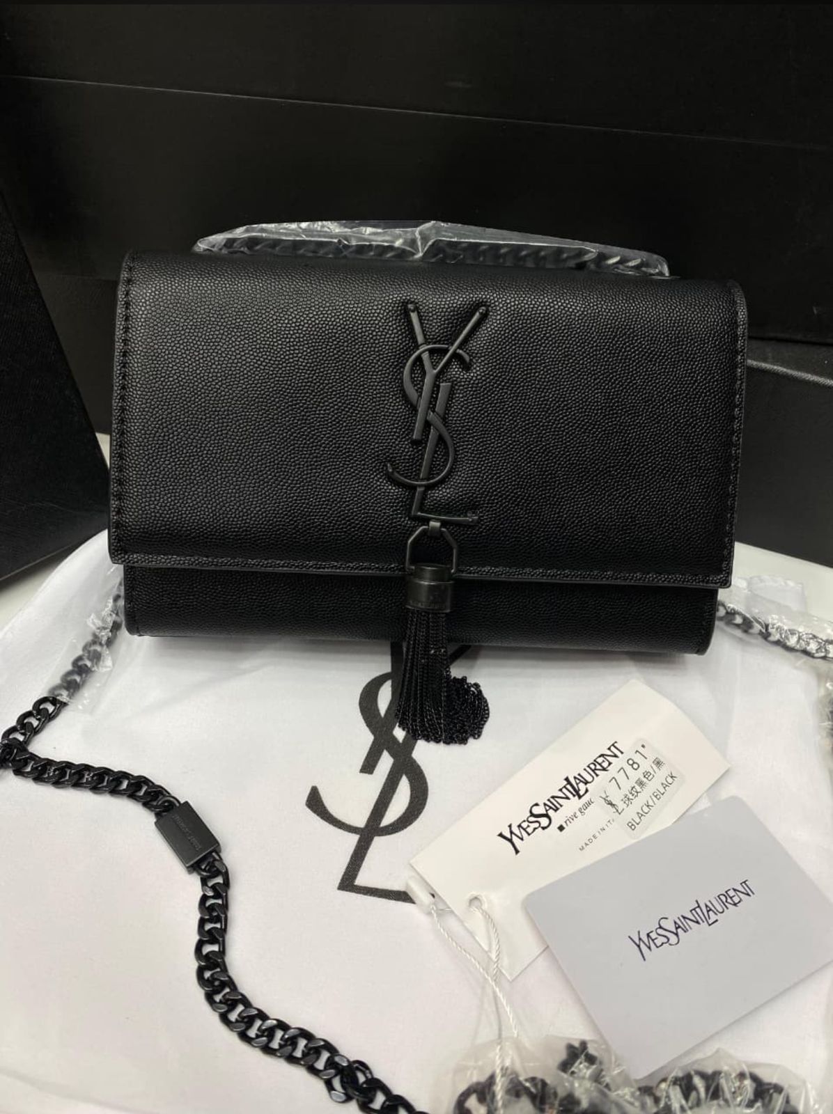 Y-S-L Crossbody bag with Tussle for Women
