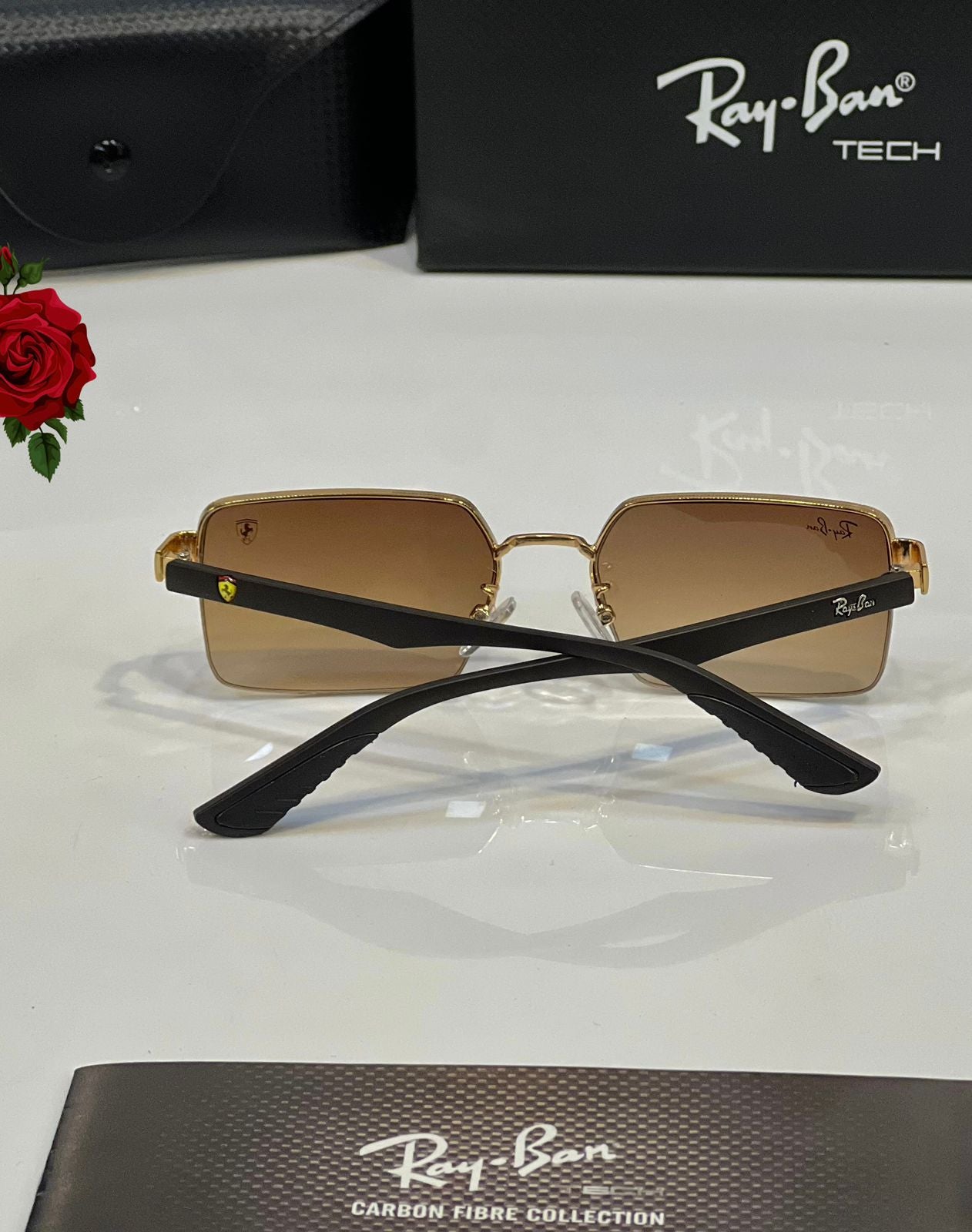 Ray Ben x Ferrari Special Edition Sunglasses for Men